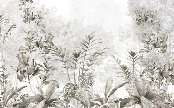 Papier peint Feuilles râpées