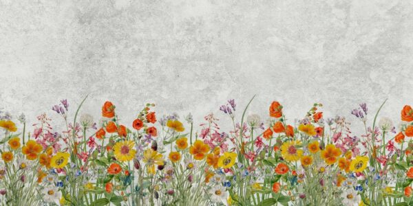 Papier peint Prairie fleurie