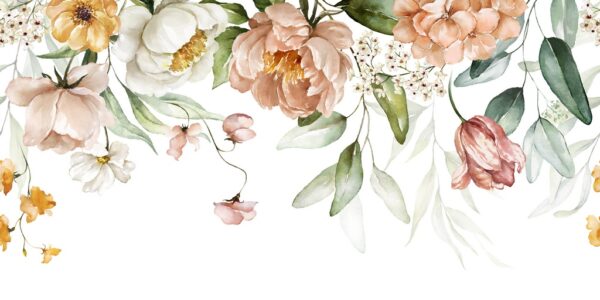 Papier peint Fleurs
