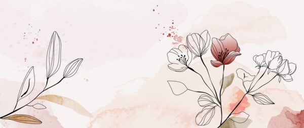 Papier peint Coquelicot rouge