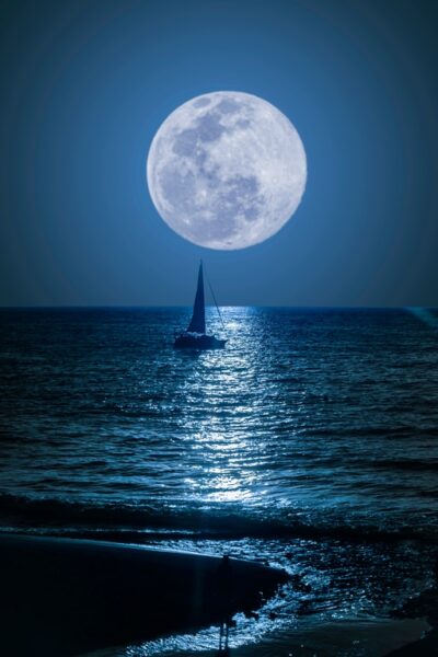 Papier peint Pleine lune