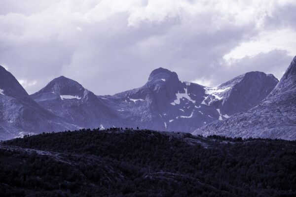 Papier peint Sommets des montagnes
