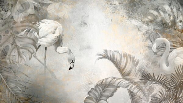 Papier peint Oiseaux blancs