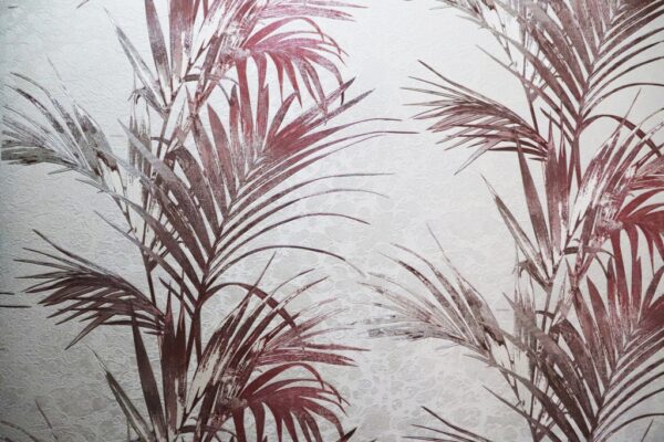 Papier peint Palmiers rouges