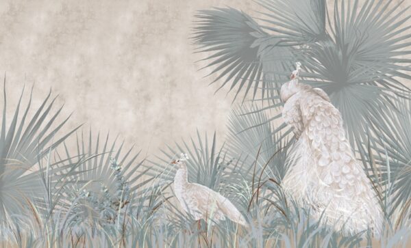 Papier peint Oiseaux royaux