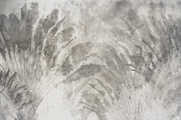 Papier peint Éventails gris