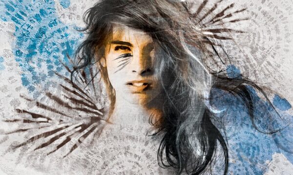 Papier peint femme indienne