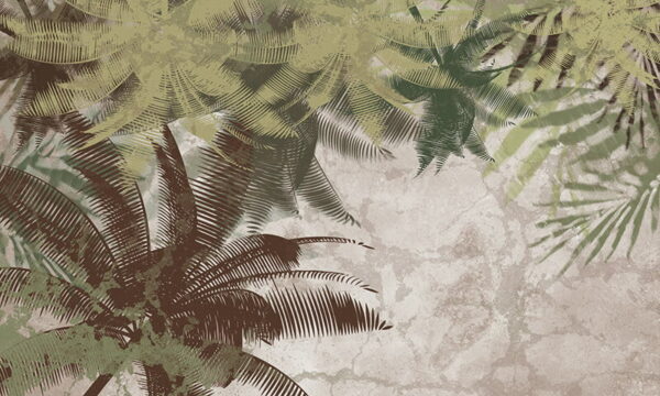 Papier peint Feuilles de palmier