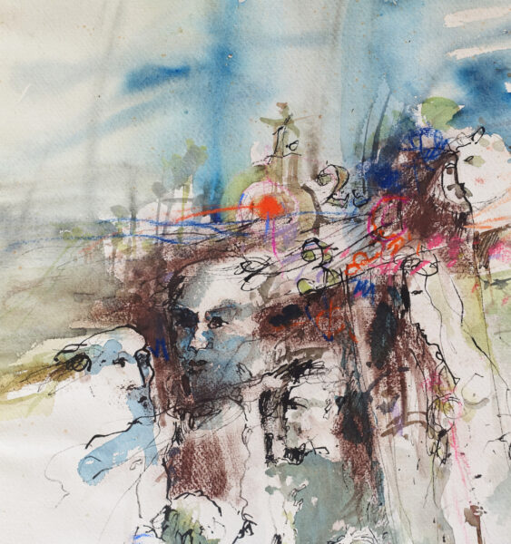 Papier peint Palette d'abstraction