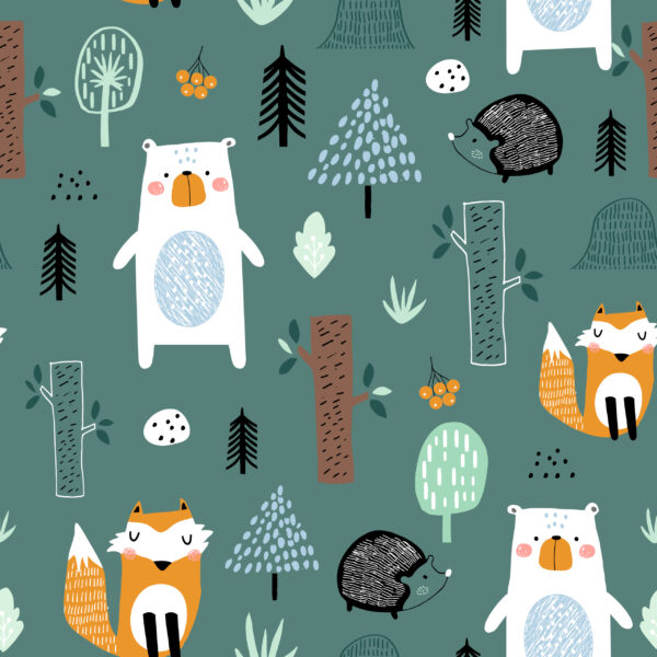 Papier peint Thème forestier