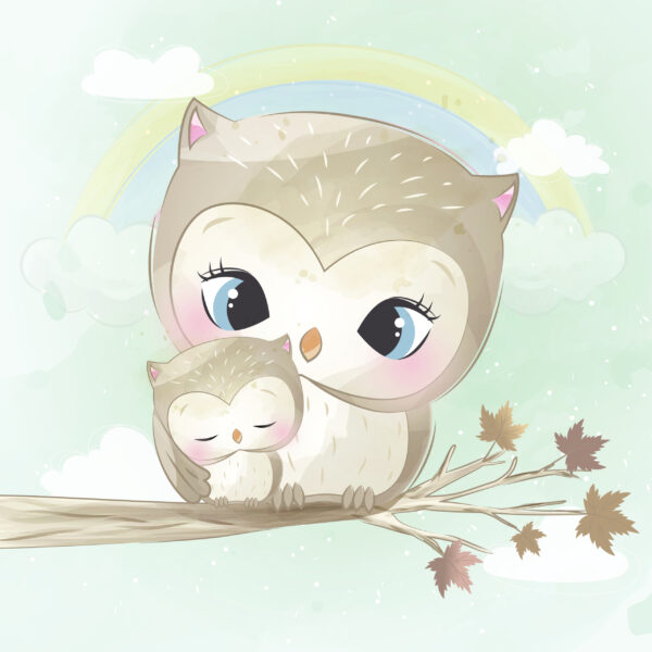 Papier peint Hibou