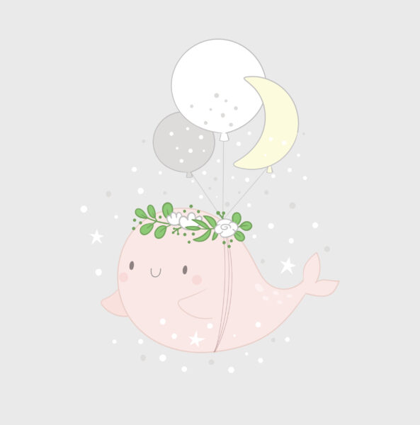 Papier peint Poisson volant