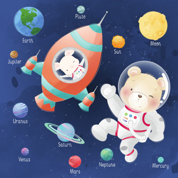 Papier peint Astronomie pour enfants