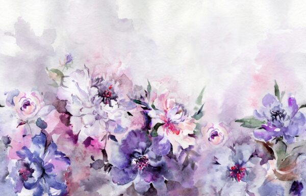 Papier peint Pivoines délicates