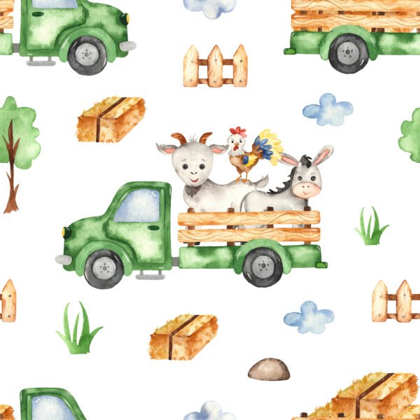 Papier peint Ferme heureuse