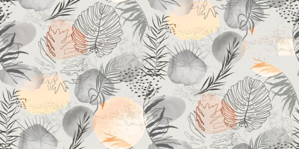 Papier peint Thème des feuilles tropicales