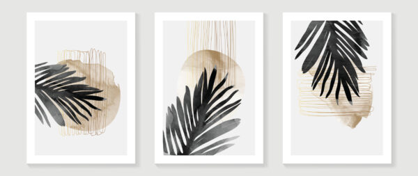 Papier peint Feuilles tropicales