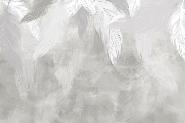 Papier peint Gris plume