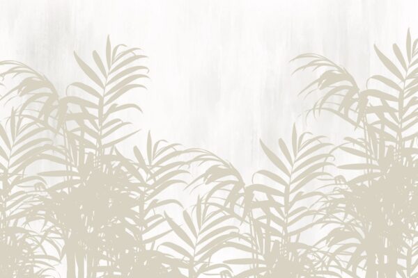 Papier peint Plantes beiges