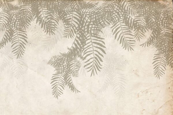 Papier peint Feuilles tropicales suspendues