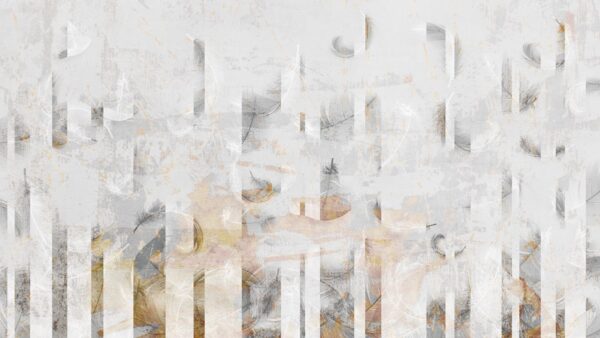 Papier peint Plumes dans l'abstraction