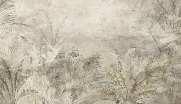 Papier peint Élégance tropicale