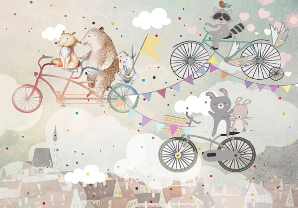 Papier peint Voyage à vélo