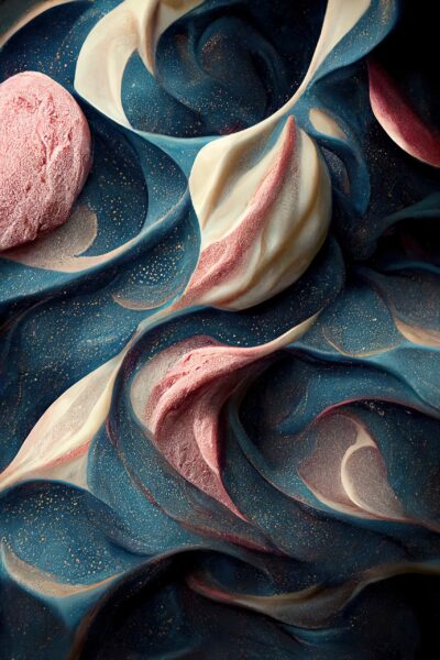 Papier peint Vagues cosmiques
