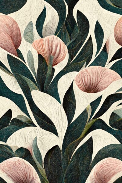 Papier peint Abstraction florale