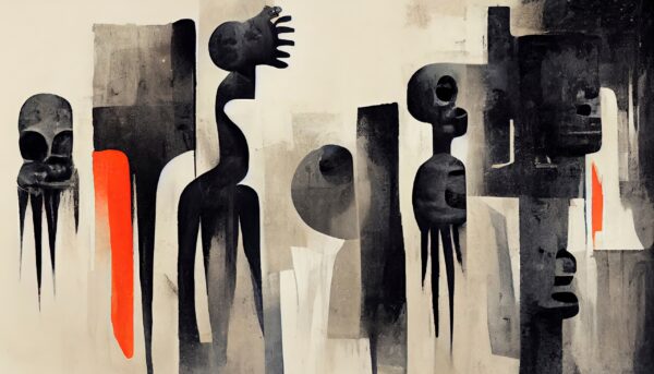 Papier peint Statues uniques
