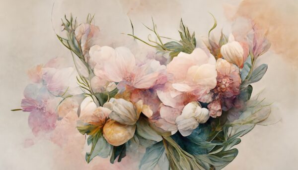 Papier peint Bouquet de fleurs