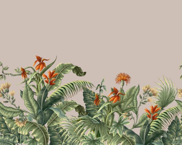 Papier peint Fleurs d'oranger sous les tropiques