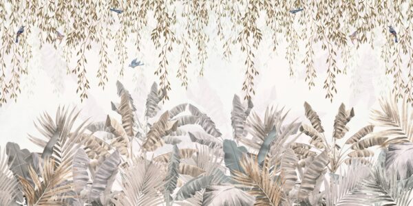 Papier peint Jungle Lumineuse