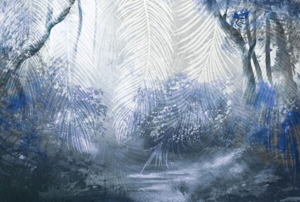 Papier peint Jungle dans le brouillard