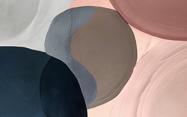 Papier peint Cercles pastel