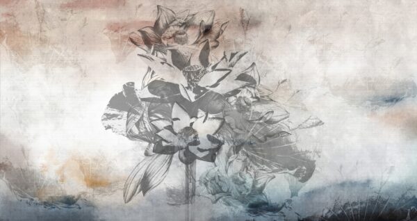 Papier peint Fleur abstraite