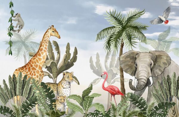 Papier peint Safari