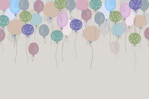 Papier peint Ballons suspendus