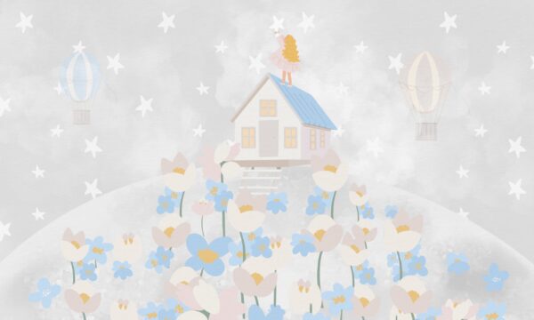 Papier peint Maison sur la planète