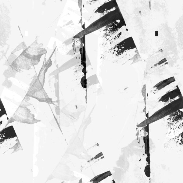 Papier peint Abstraction blanche et grise