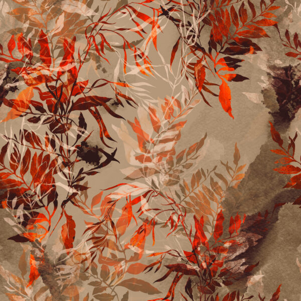 Papier peint Feuilles d'oranger
