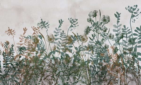 Papier peint Fleurs sauvages
