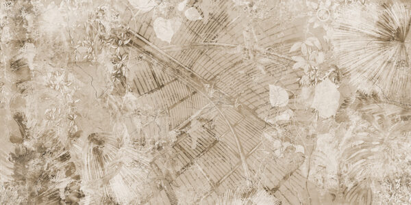 Papier peint Paysage vu d'en haut avec motif végétal
