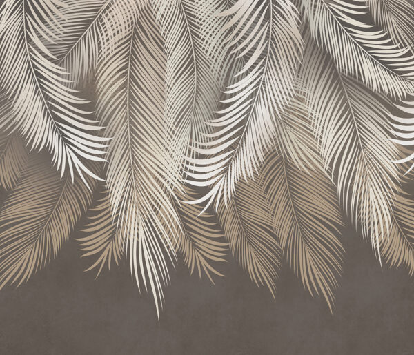 Papier peint Feuilles suspendues