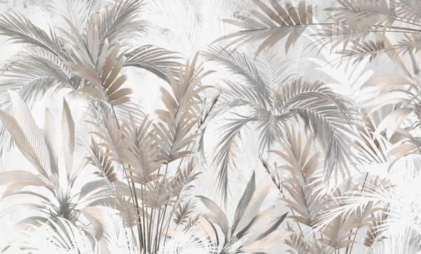 Papier peint Feuilles de Monstera dorées – Image 56