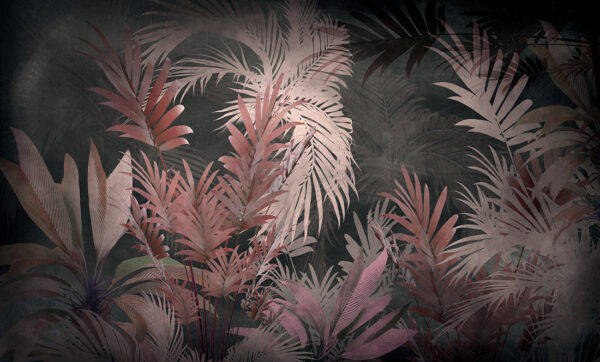 Papier peint Feuilles fantaisie