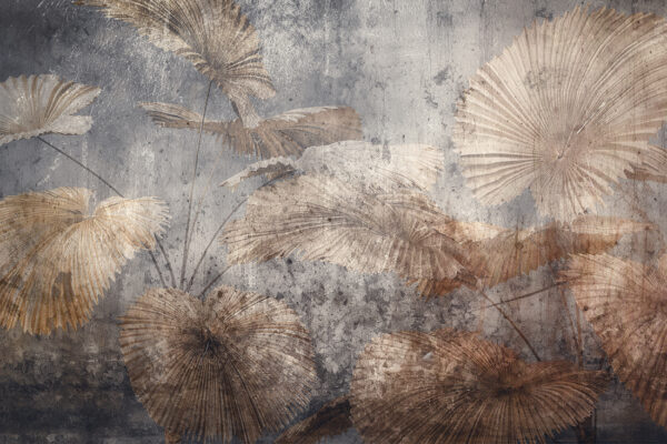 Papier peint Feuilles Fans