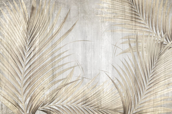 Papier peint feuilles de palmier