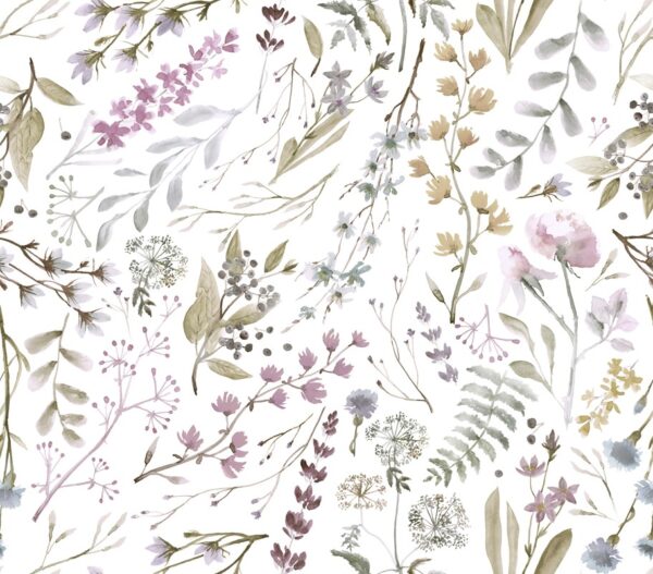Papier peint Fleurs sauvages