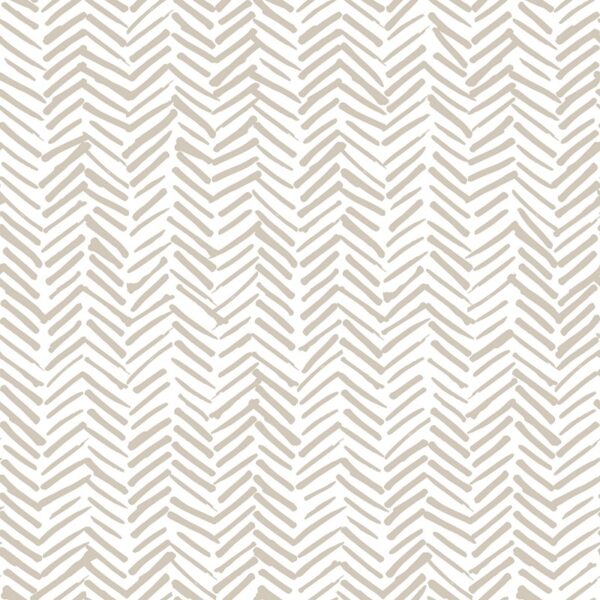 Papier peint Chevrons beige clair avec structure décorative